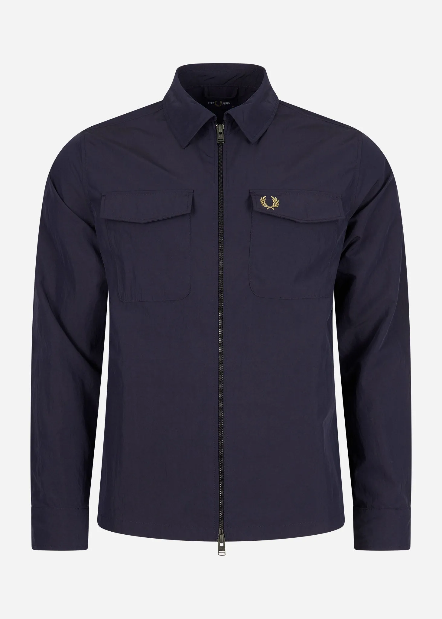 A Zip overshirt - navy
