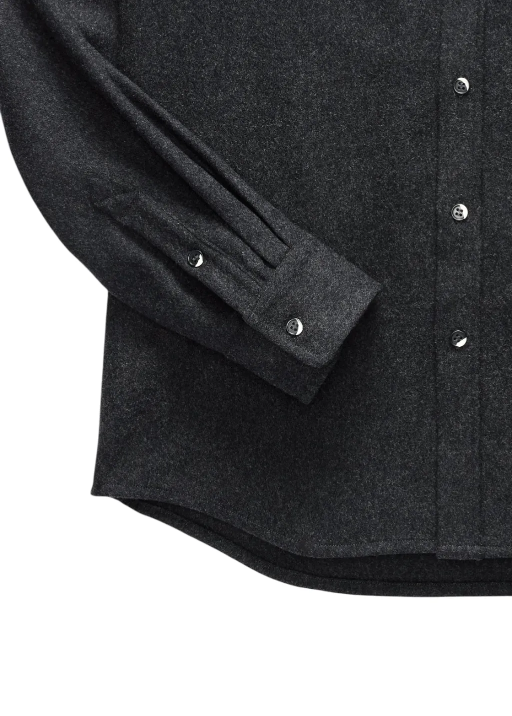 ANIÁN - 17oz Modern Melton Wool - Charcoal