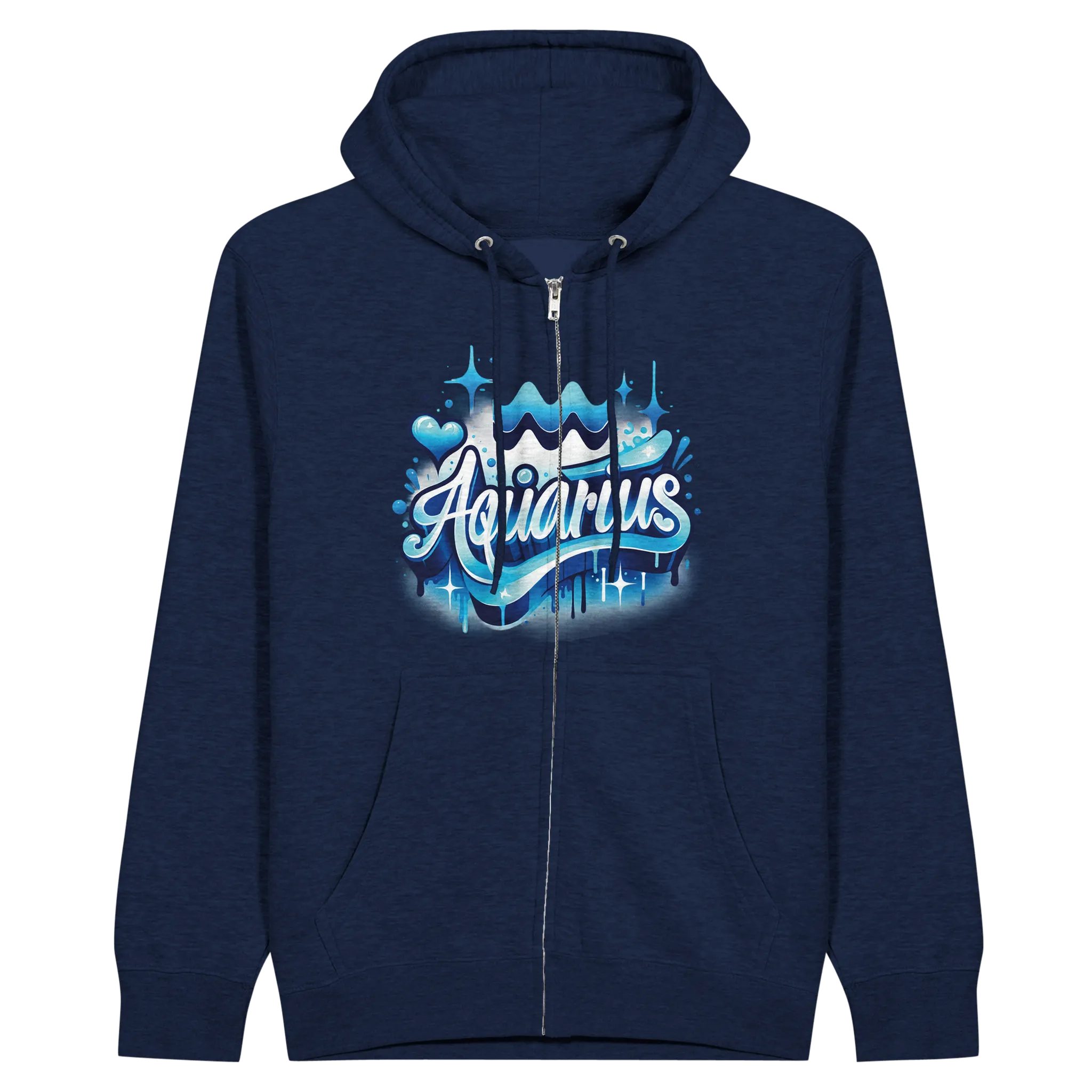 AQUARIUS_ Zodiac Sign/ Premium Unisex Zip Hoodies|
