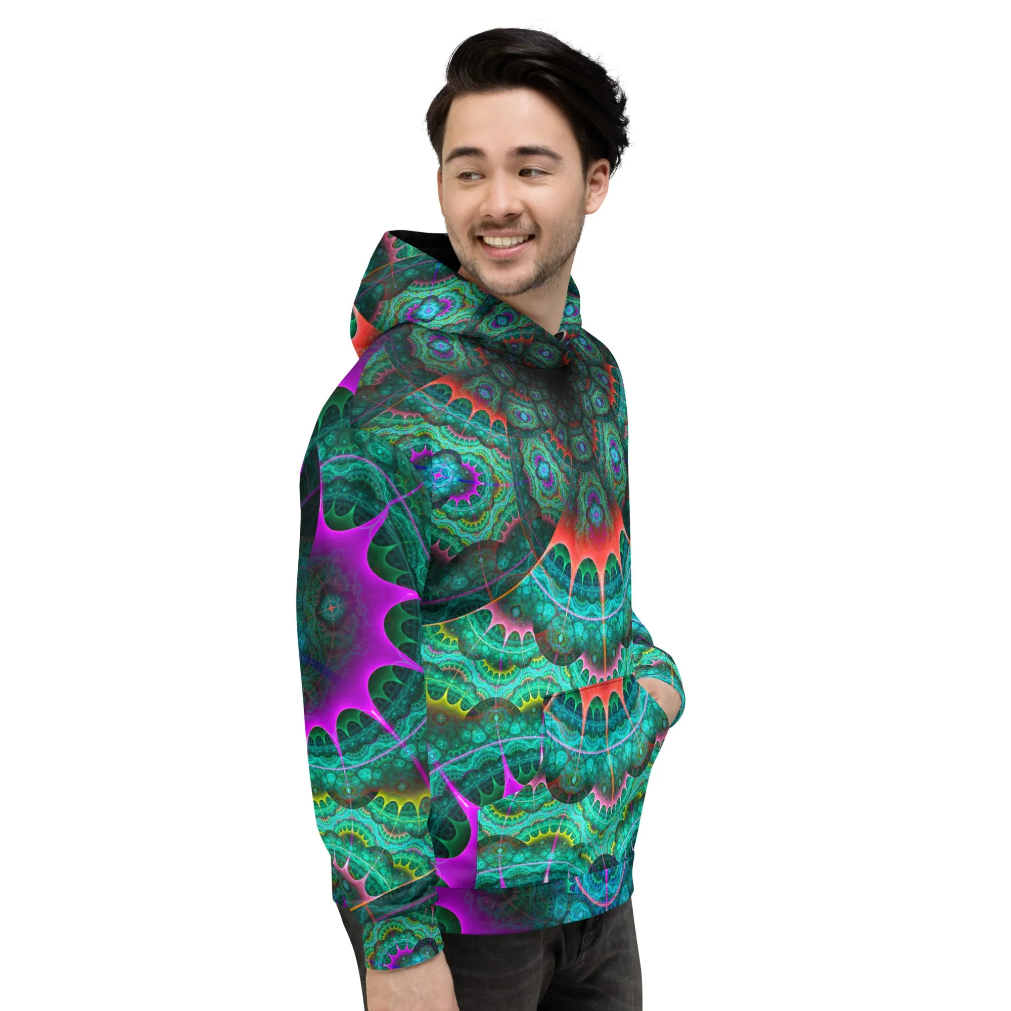 Astrolabe Unisex Hoodie Turquoise