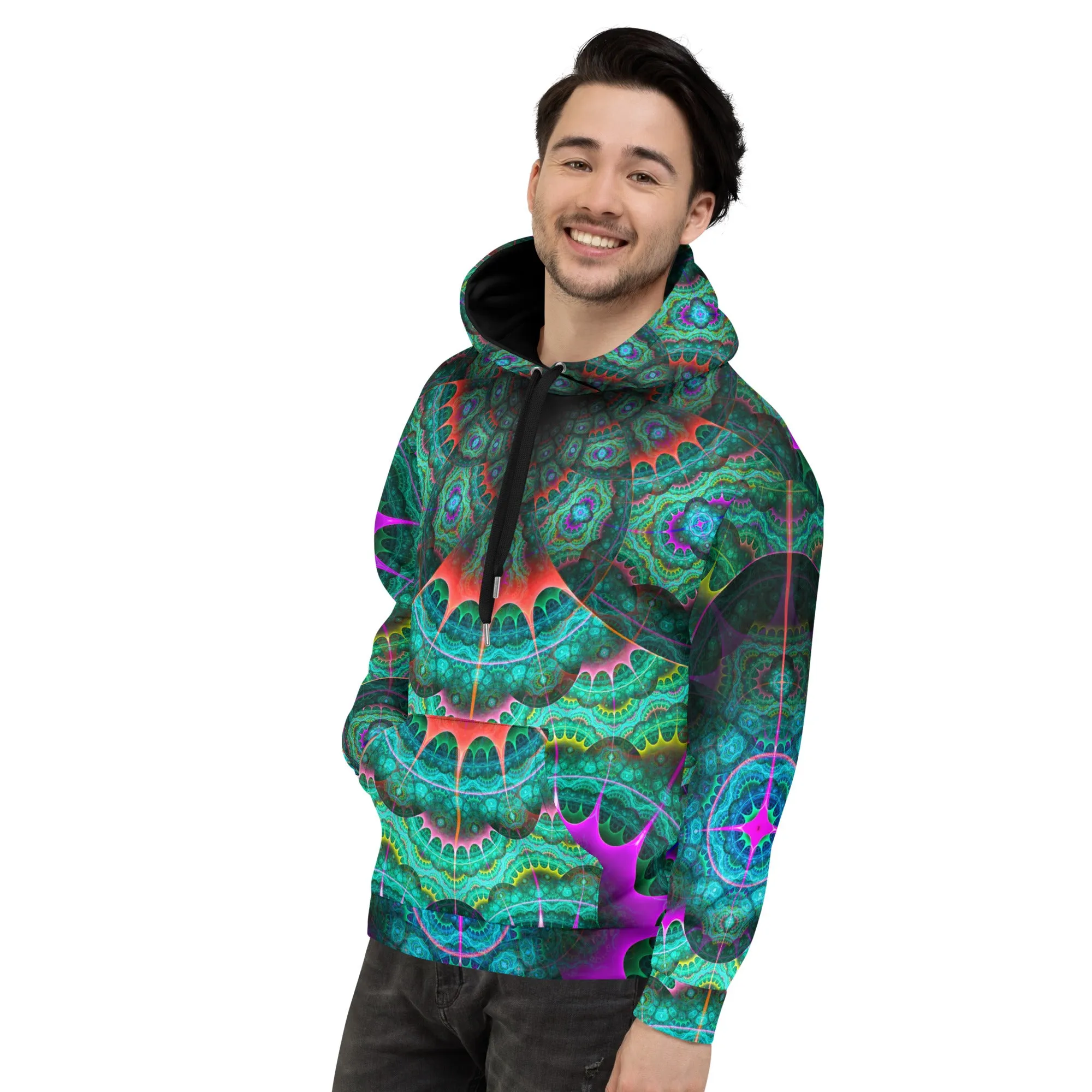 Astrolabe Unisex Hoodie Turquoise