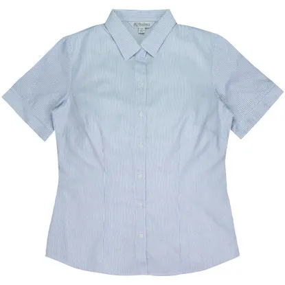 Aussie Pacific Henley Ladies Short Sleeve Shirt (2900S)