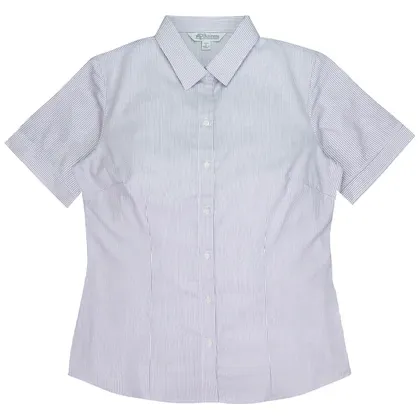 Aussie Pacific Henley Ladies Short Sleeve Shirt (2900S)