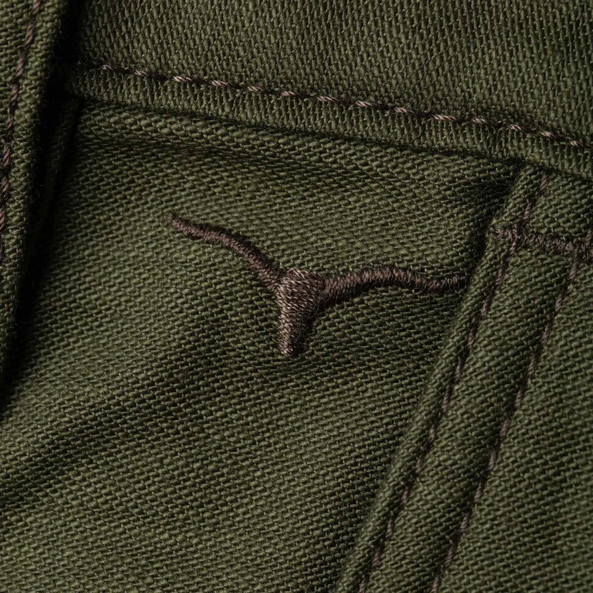 BC-01 TAPERED CHINO 10 oz. olive drab military twill
