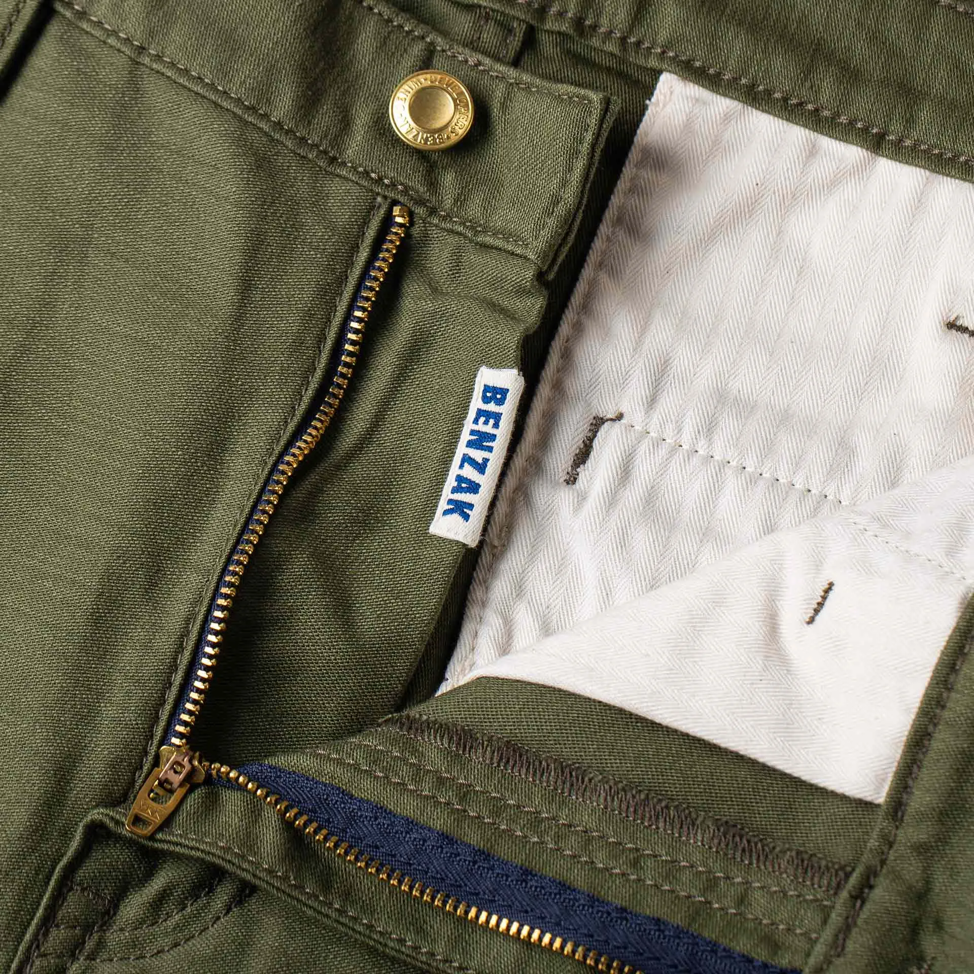 BC-01 TAPERED CHINO 10 oz. olive drab military twill