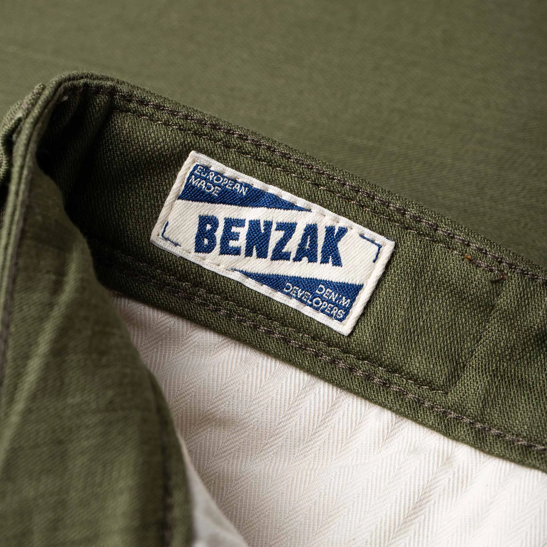 BC-01 TAPERED CHINO 10 oz. olive drab military twill