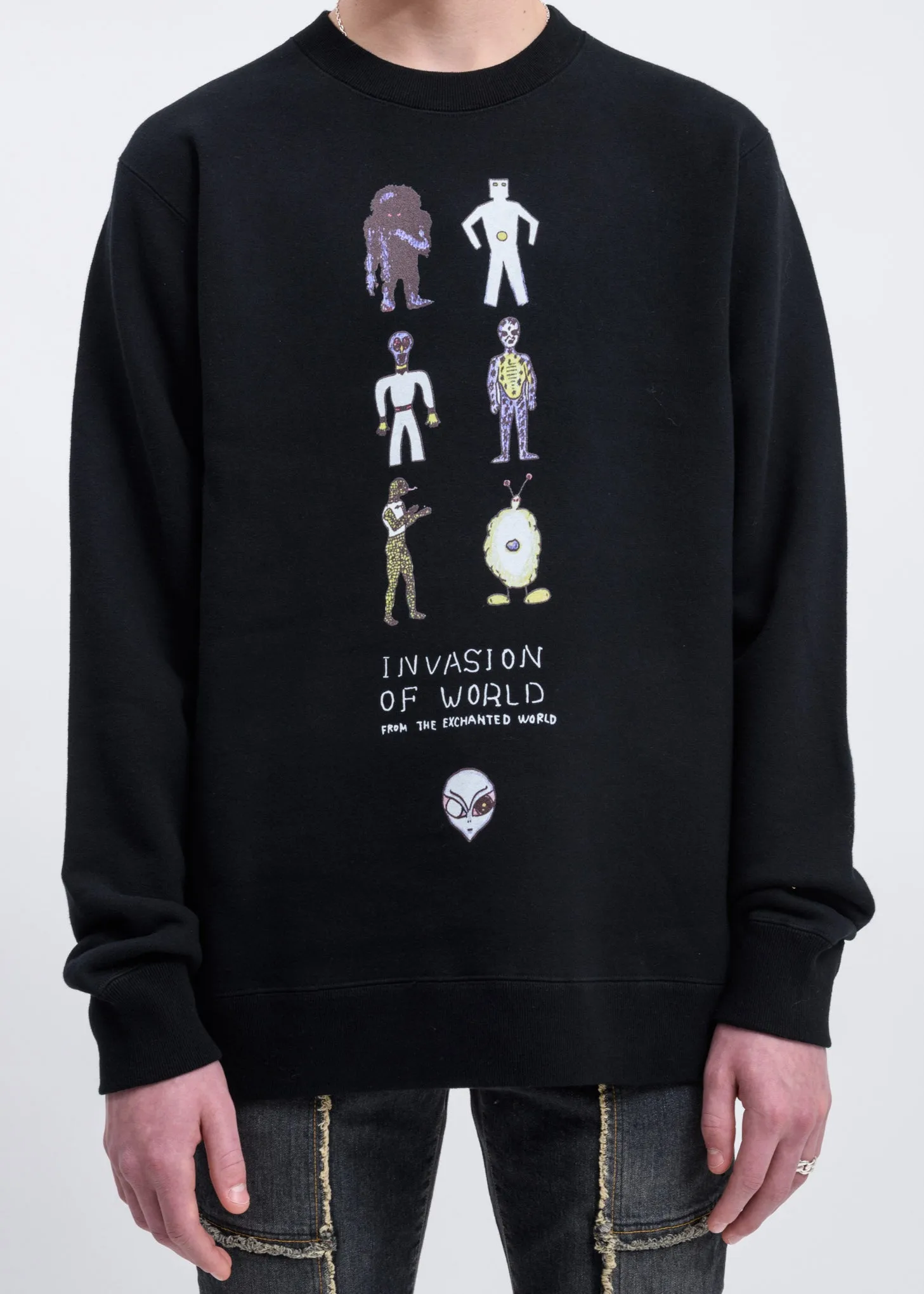 Black Invasion Of World Sweater