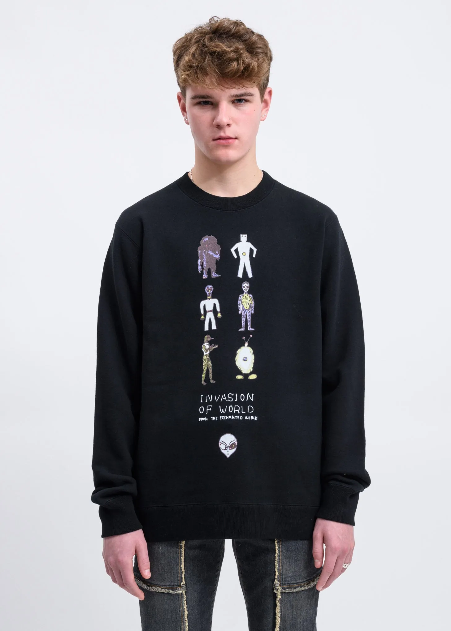 Black Invasion Of World Sweater