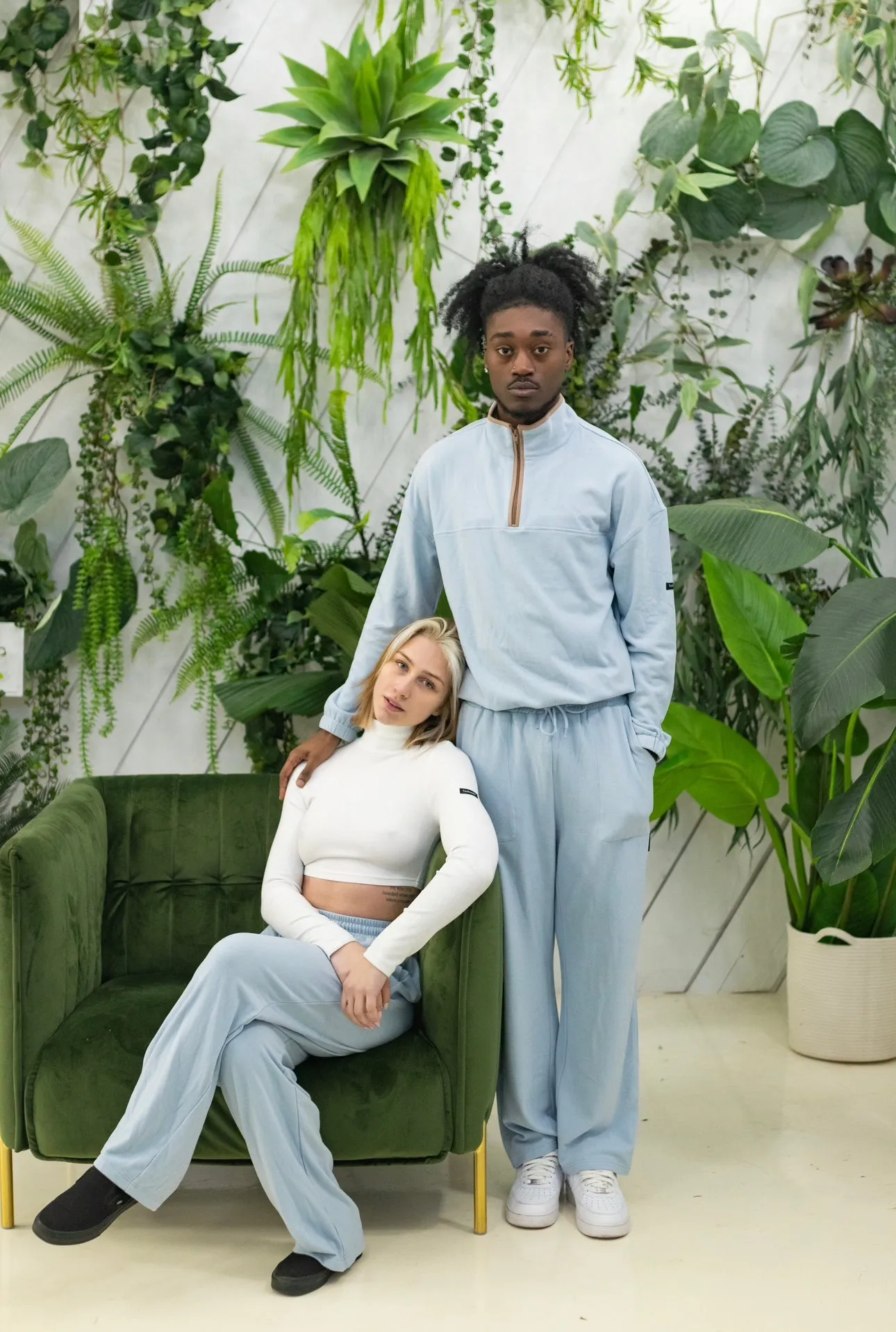 BLUE SOFT PANTS - HUG