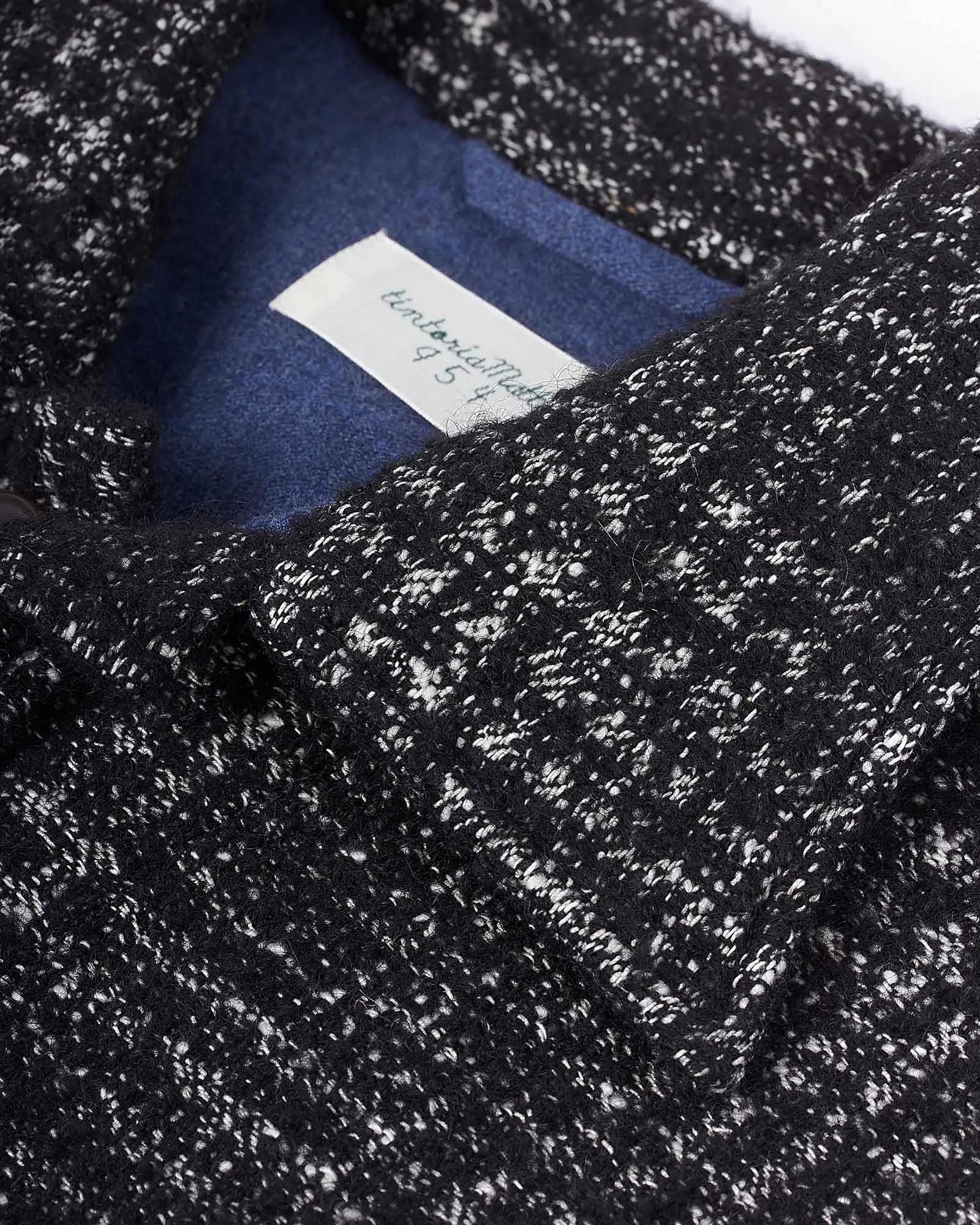 Boucl Overshirt Sort