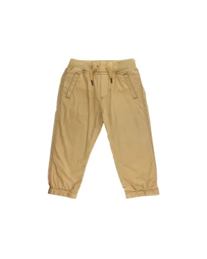 Boys Chino Jogger Pant Khaki