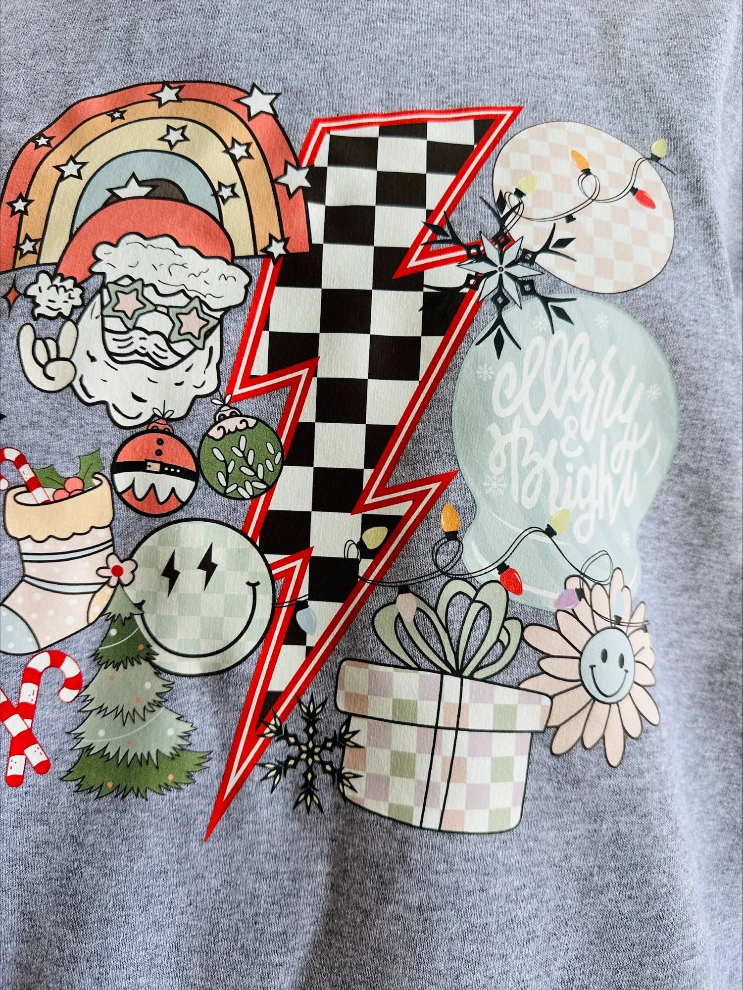 Bright & Merry Graphic Crewneck**