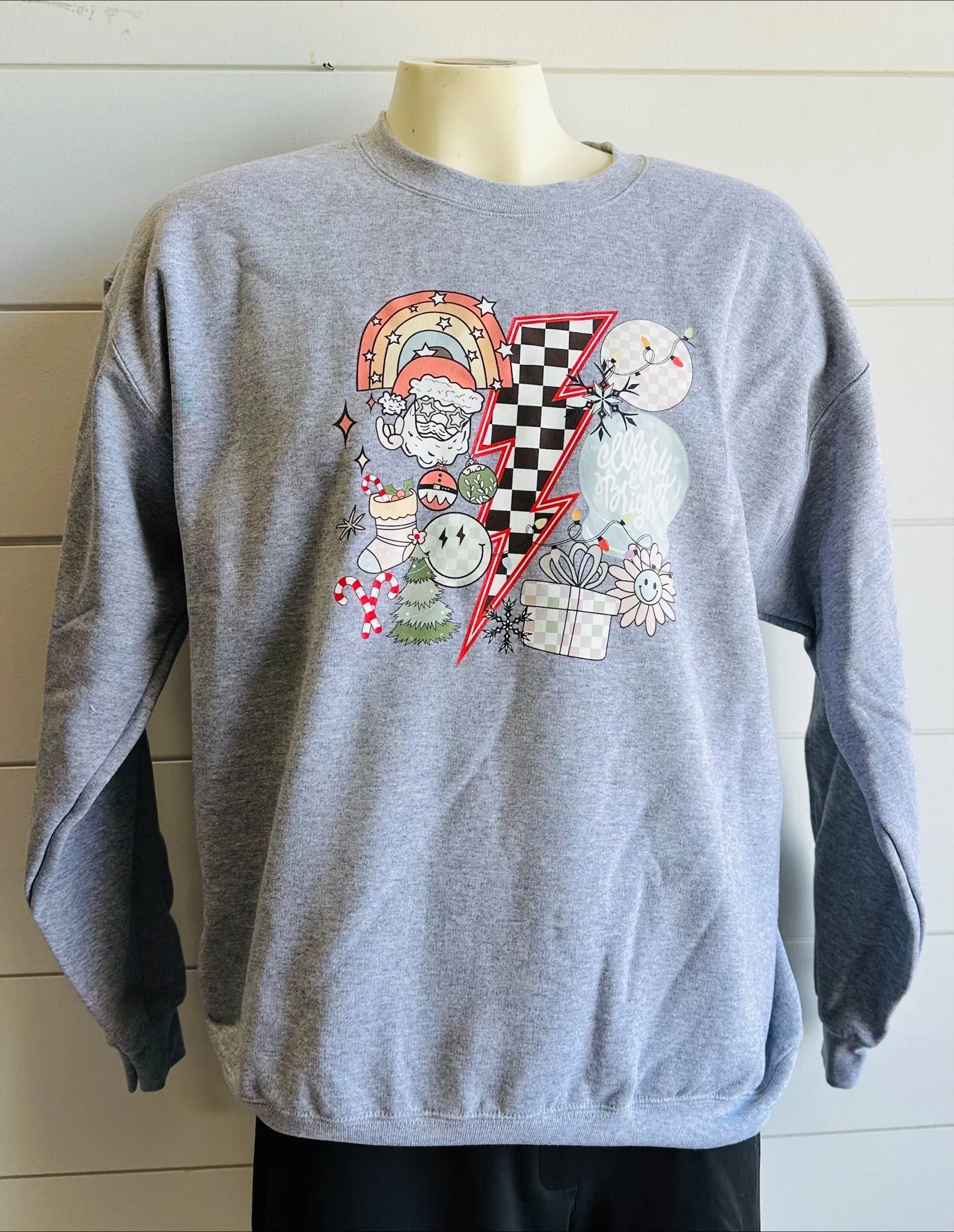 Bright & Merry Graphic Crewneck**