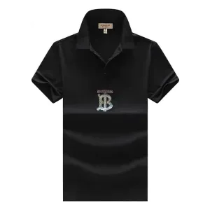 Burb Organic Cotton Signature Logo Polo-Black