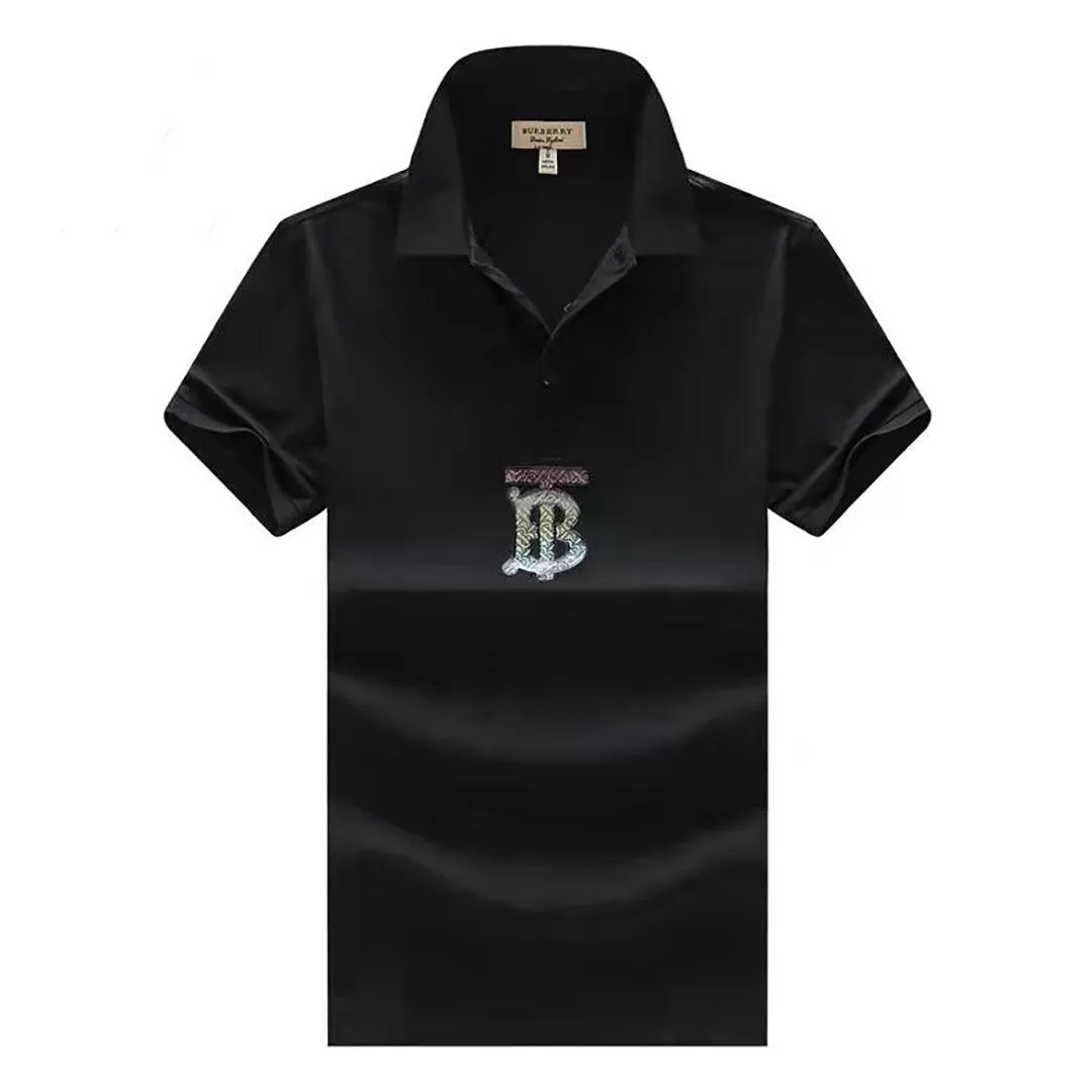 Burb Organic Cotton Signature Logo Polo-Black