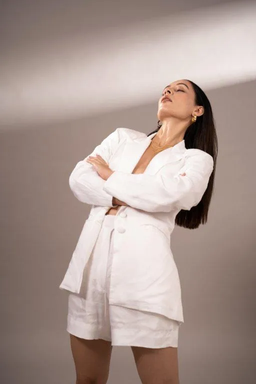 CANDACE BLAZER - WHITE