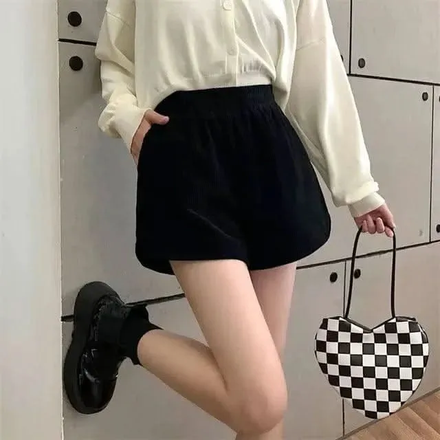 Casual Wide Leg Corduroy Boot Pants for Women – High-Waisted Autumn/Winter 2025 Versatile Style