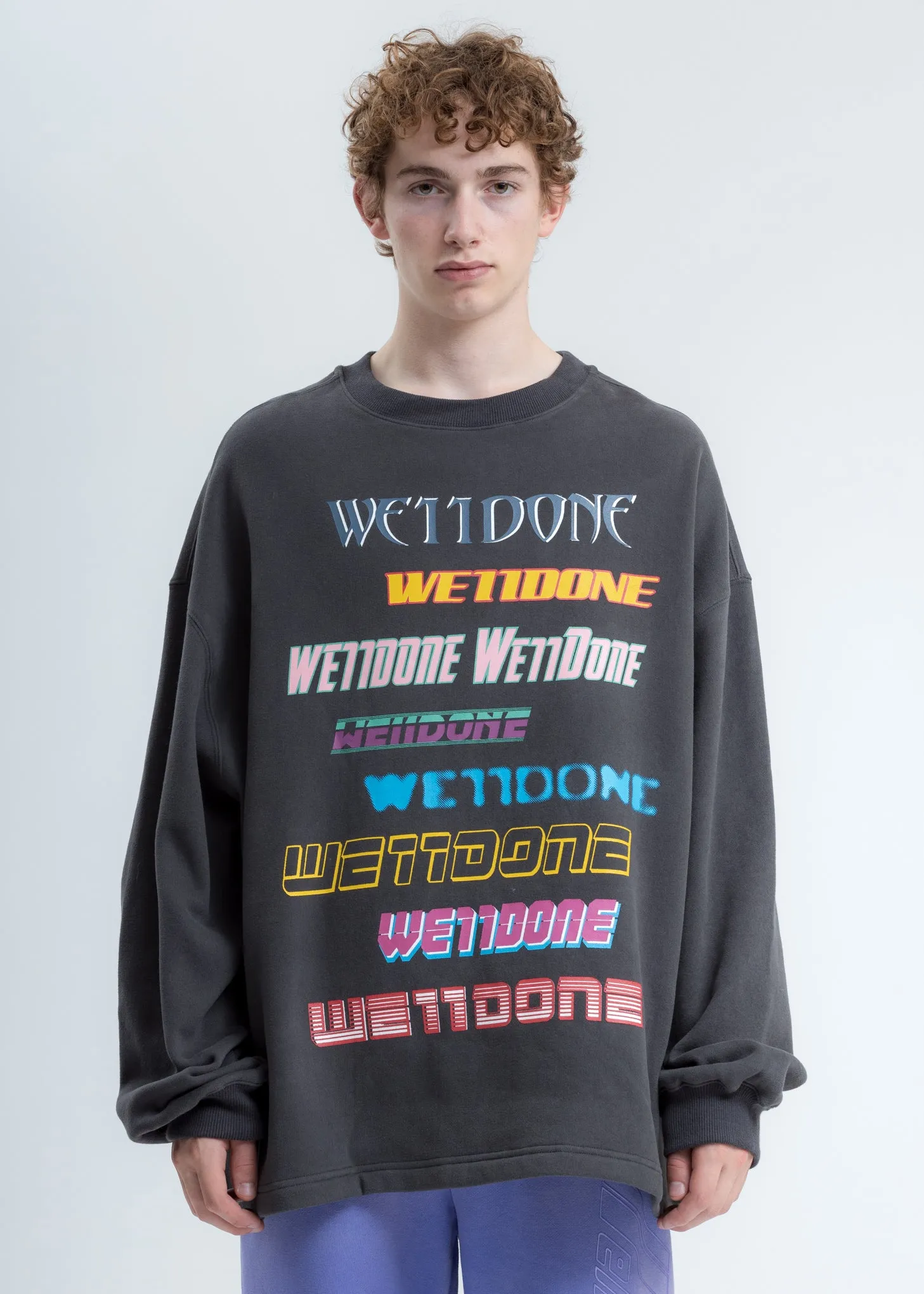 Charcoal Multi Logo Sweatshirt
