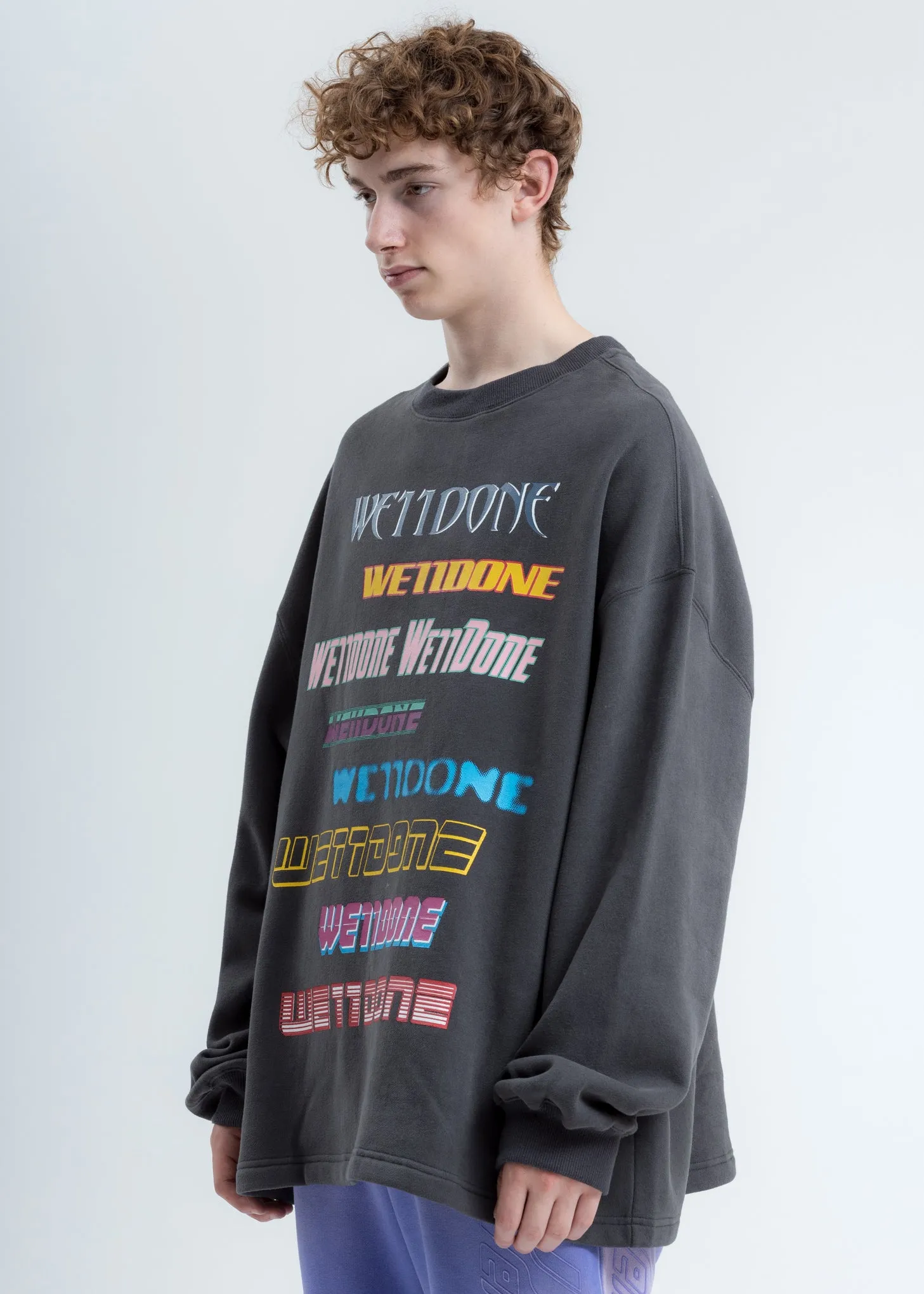 Charcoal Multi Logo Sweatshirt