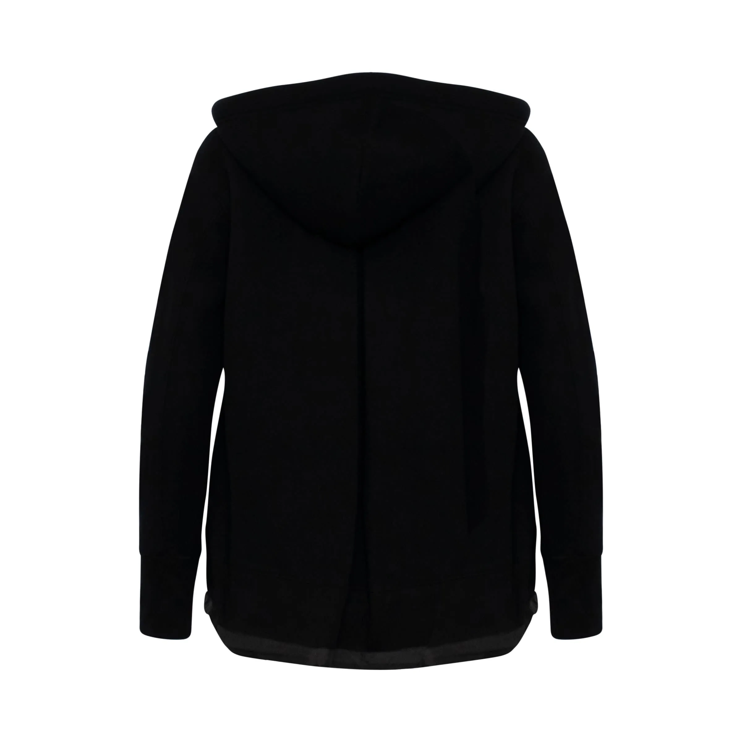 Classic Sponge Zip Hoodie in Black
