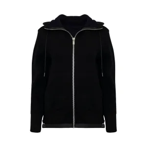 Classic Sponge Zip Hoodie in Black