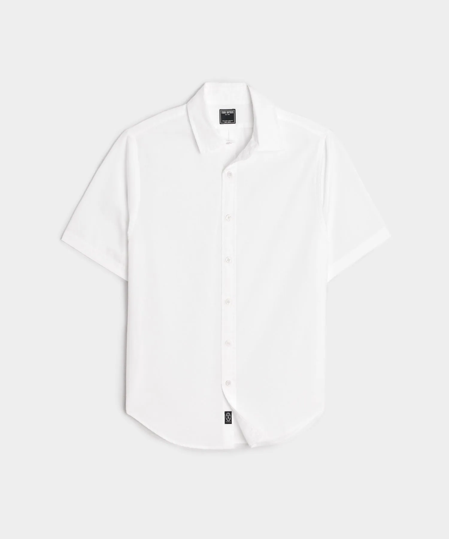 Cotton Poplin Point Collar Shirt