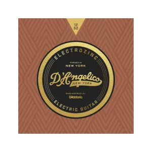 D'Angelico Electrozinc Strings, Jazz 12-52, Light-Wound Third String