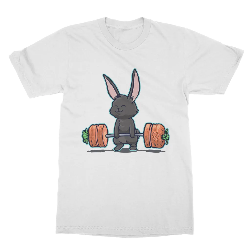 Deadlifting Black Bunny T-shirt (UK)