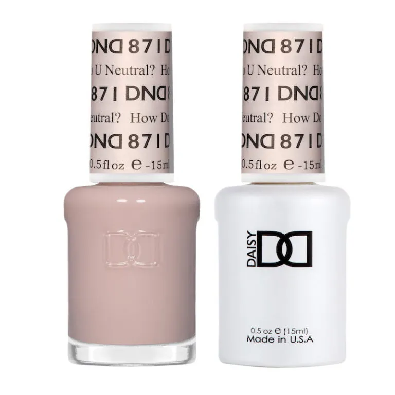 DND - Gel & Lacquer - How Do You Neutral? - #871