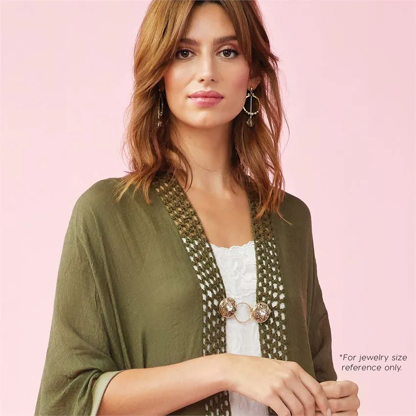 Embrace Fashion Fastener - Sunflower
