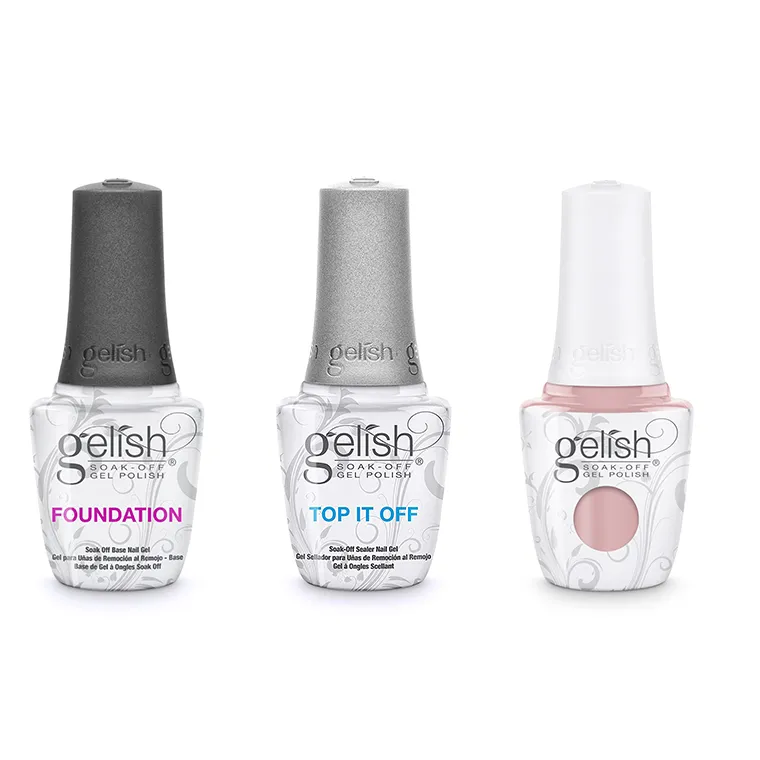 Gelish Combo - Base, Top & Gardenia My Heart