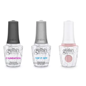 Gelish Combo - Base, Top & Gardenia My Heart