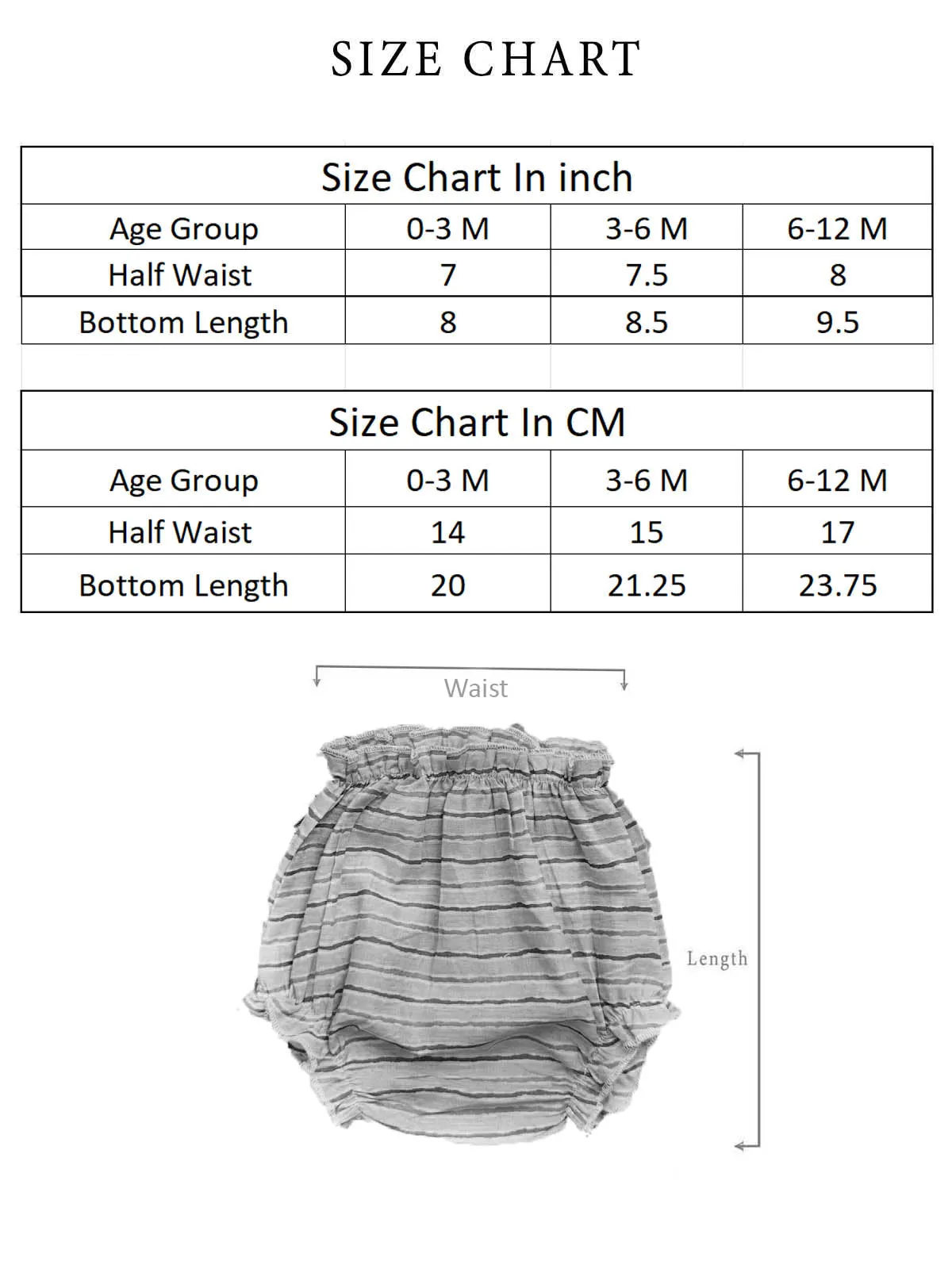 Halemons Animals Unisex Cotton Butter Bloomers - Grey