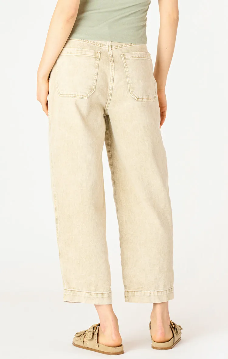 High Rise Straight Leg Ankle Jeans