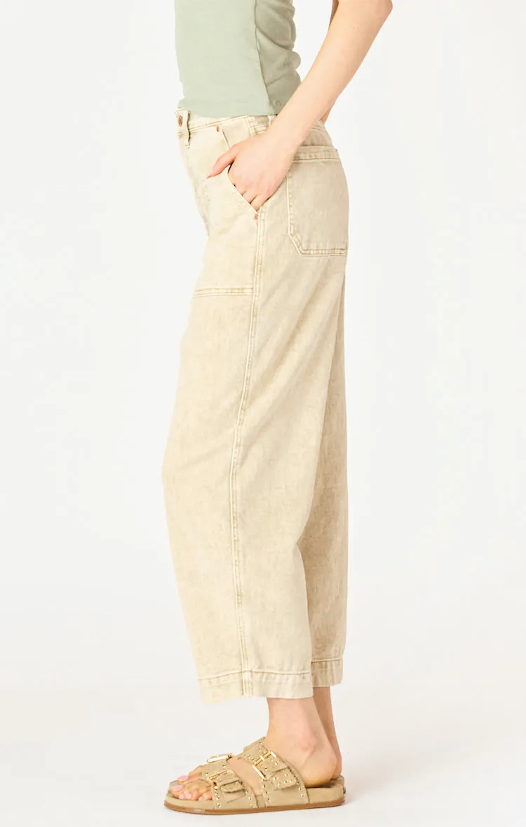 High Rise Straight Leg Ankle Jeans
