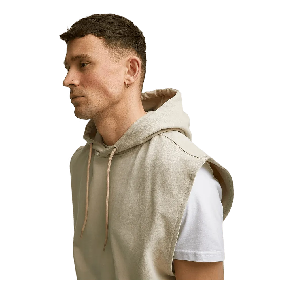 Hooded Vest Sand