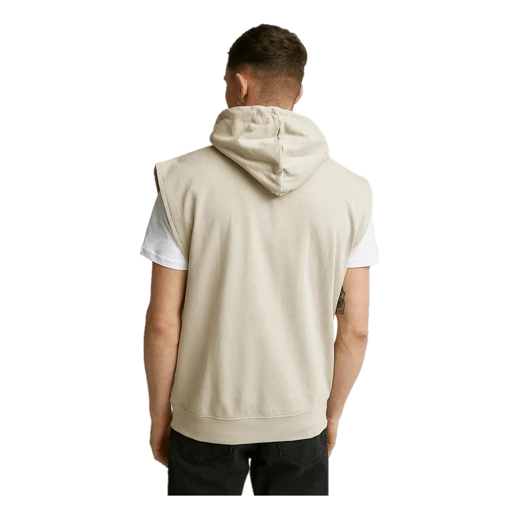 Hooded Vest Sand