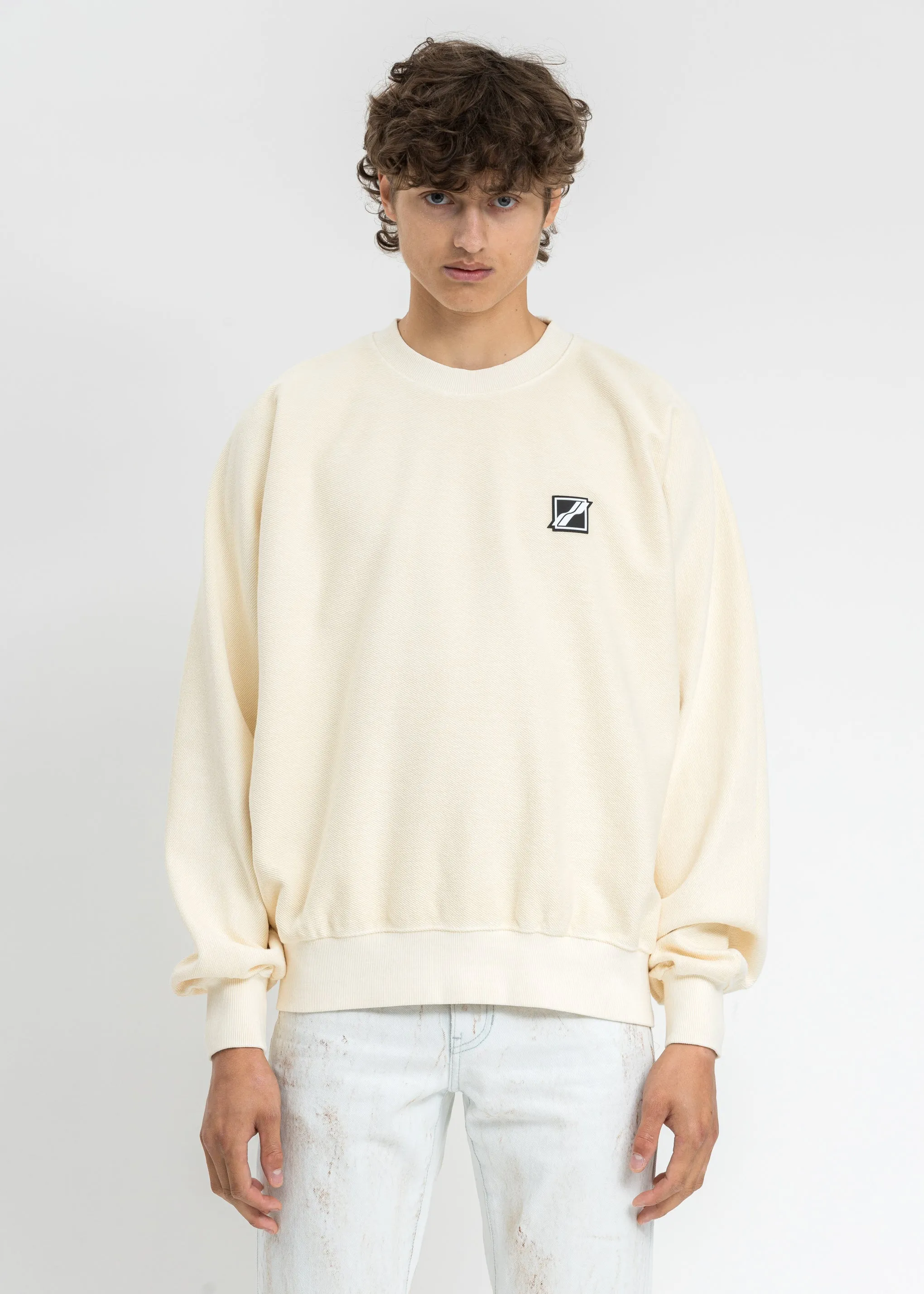 Ivory Big Lettering Sweater
