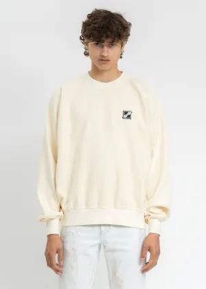 Ivory Big Lettering Sweater