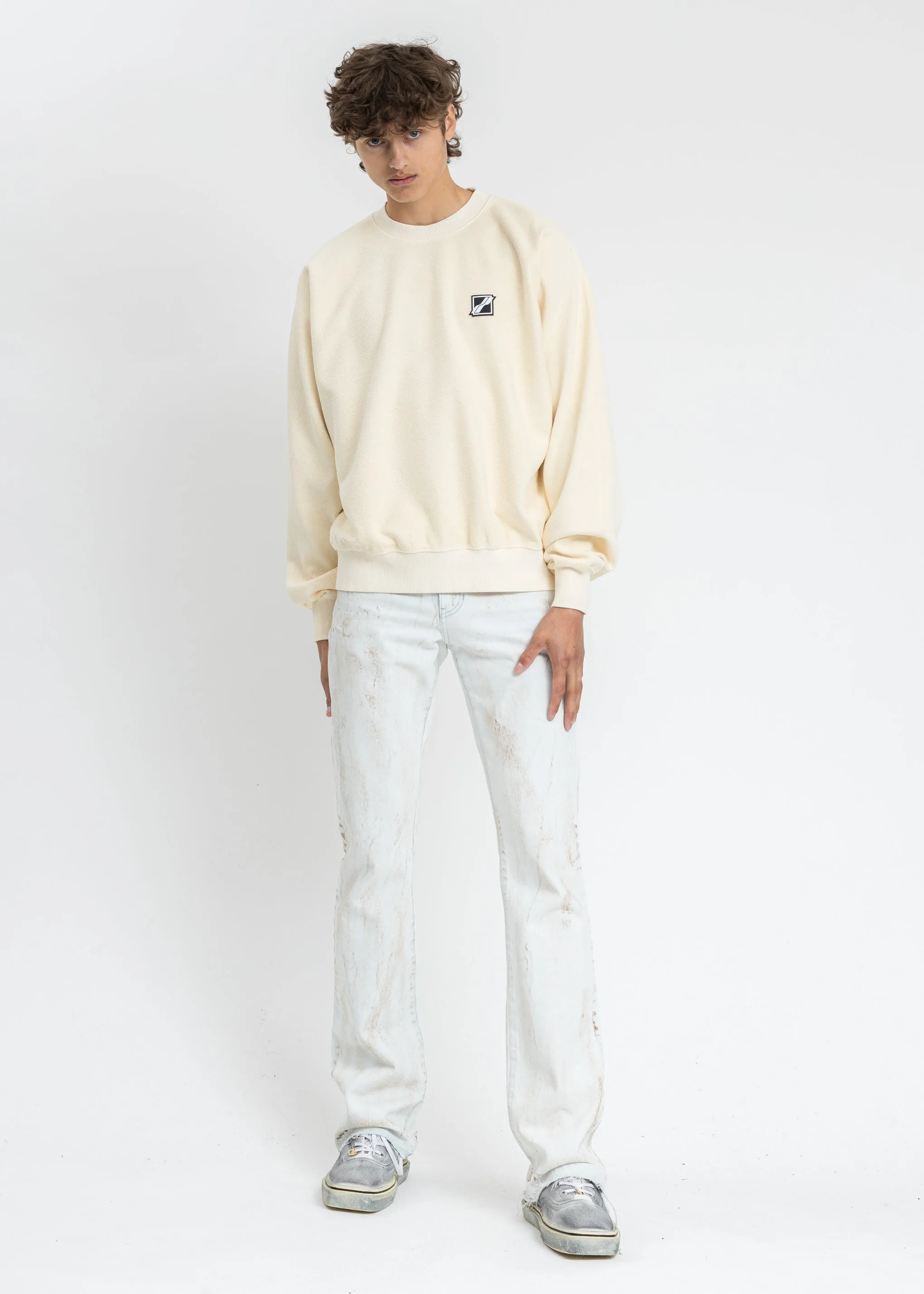 Ivory Big Lettering Sweater