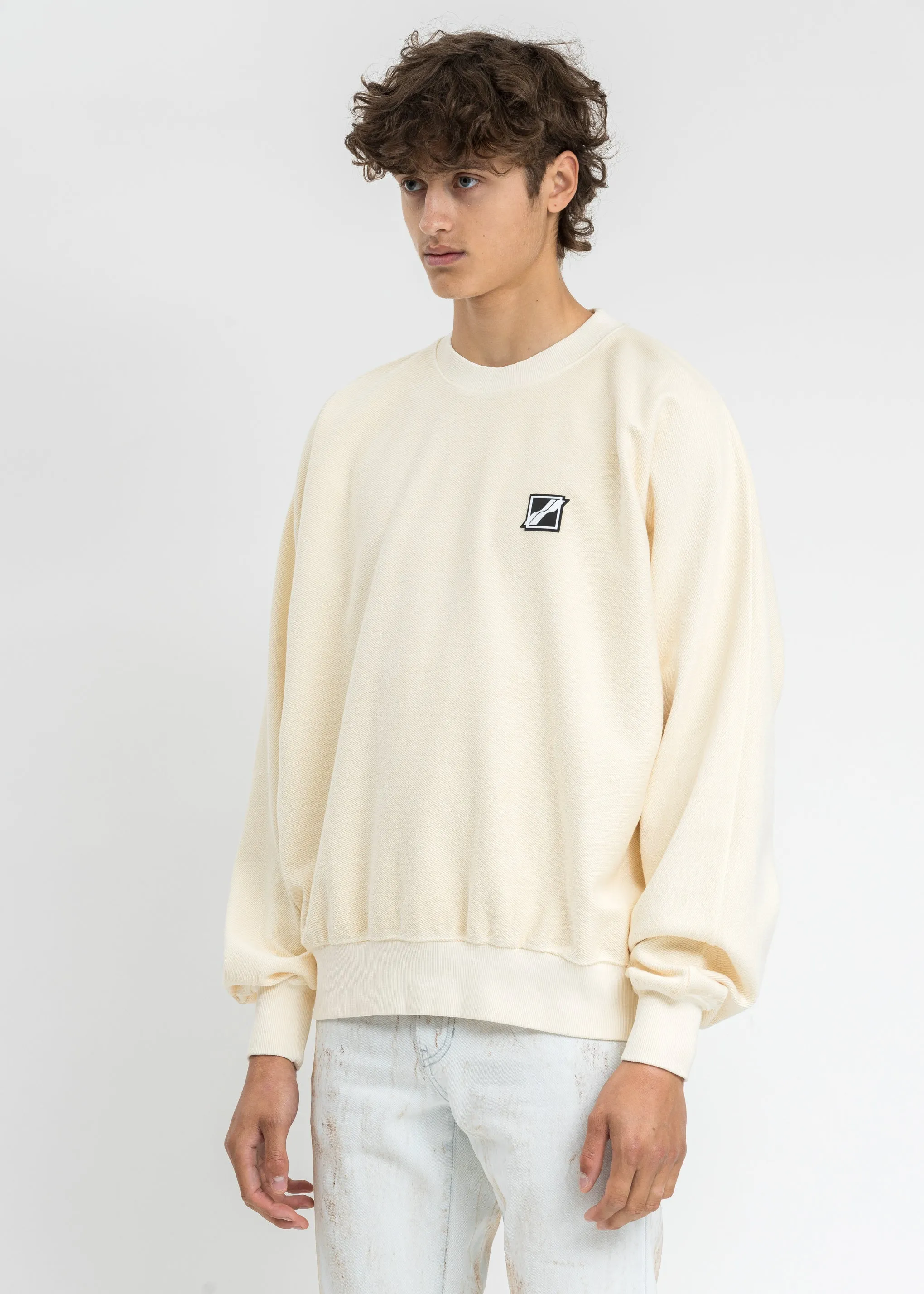 Ivory Big Lettering Sweater