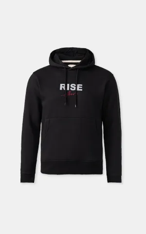 KANGROO FLEECE HOODIE BLACK