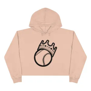 King Ball Crop Hoodie