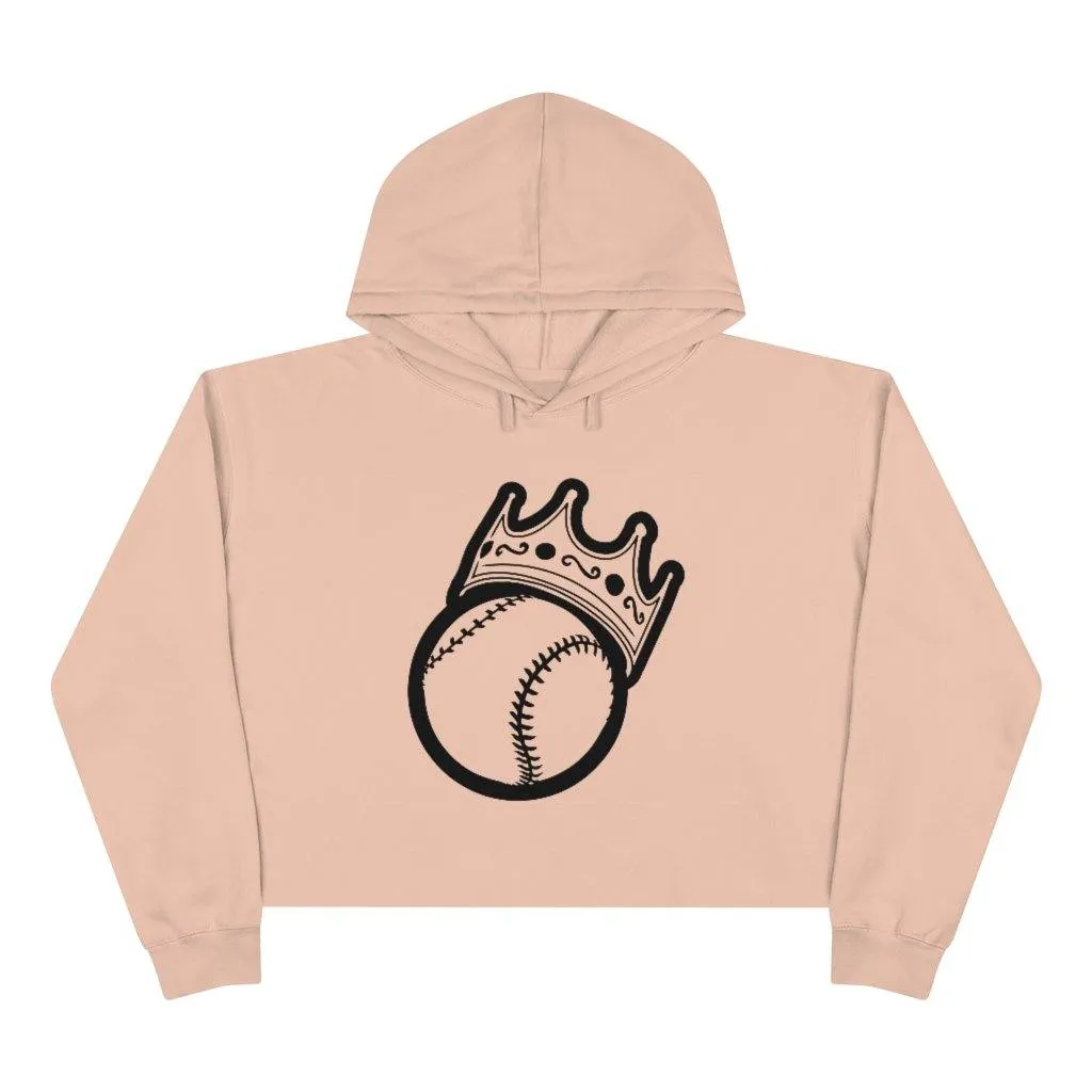 King Ball Crop Hoodie