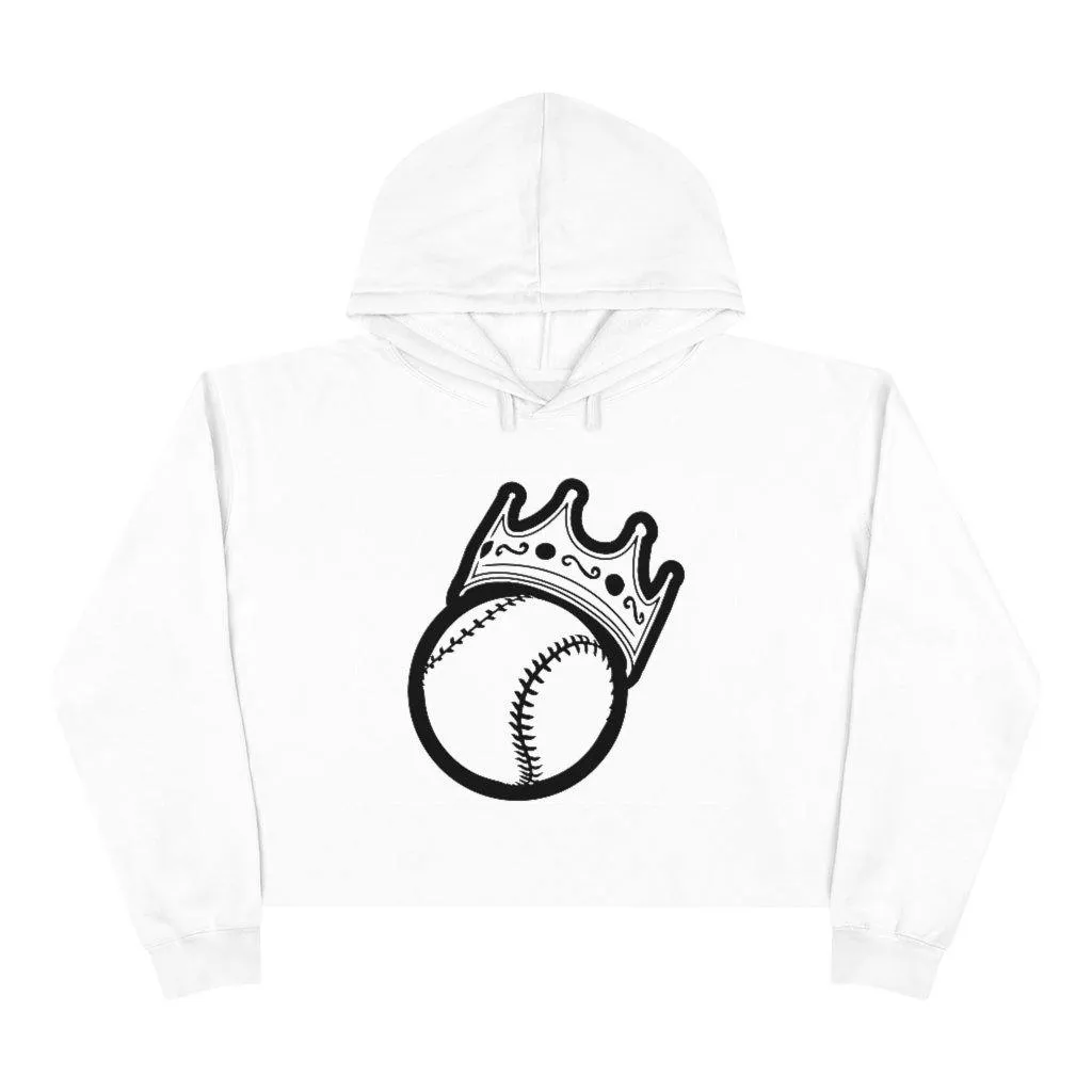 King Ball Crop Hoodie