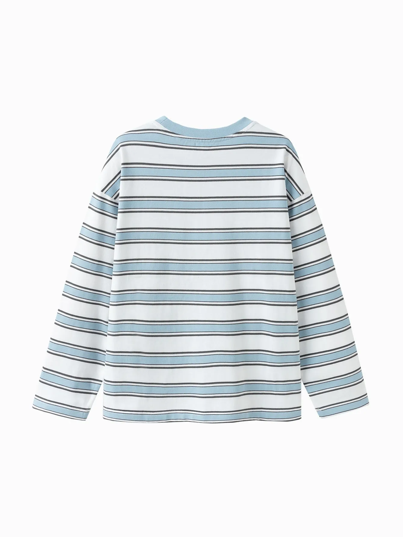 Long Sleeve T-Shirt 2025 Spring New Boy Round Neck V-Neck T-Shirt