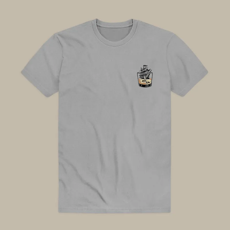Loose Lips Sink Ships Printed Skull T-shirt