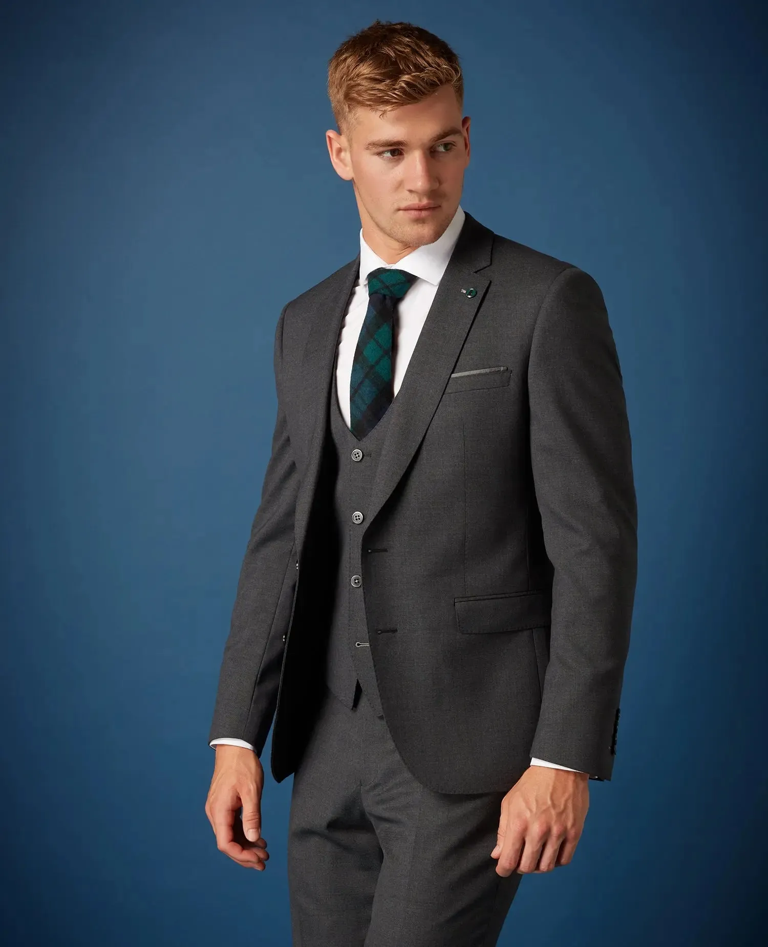 Lucian Suit Jacket - Charcoal Grey