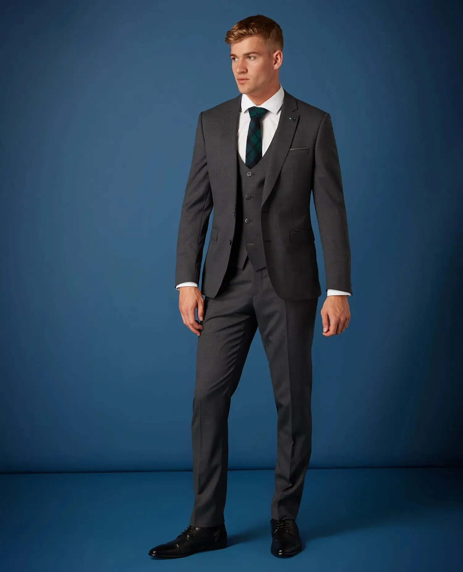 Lucian Suit Jacket - Charcoal Grey