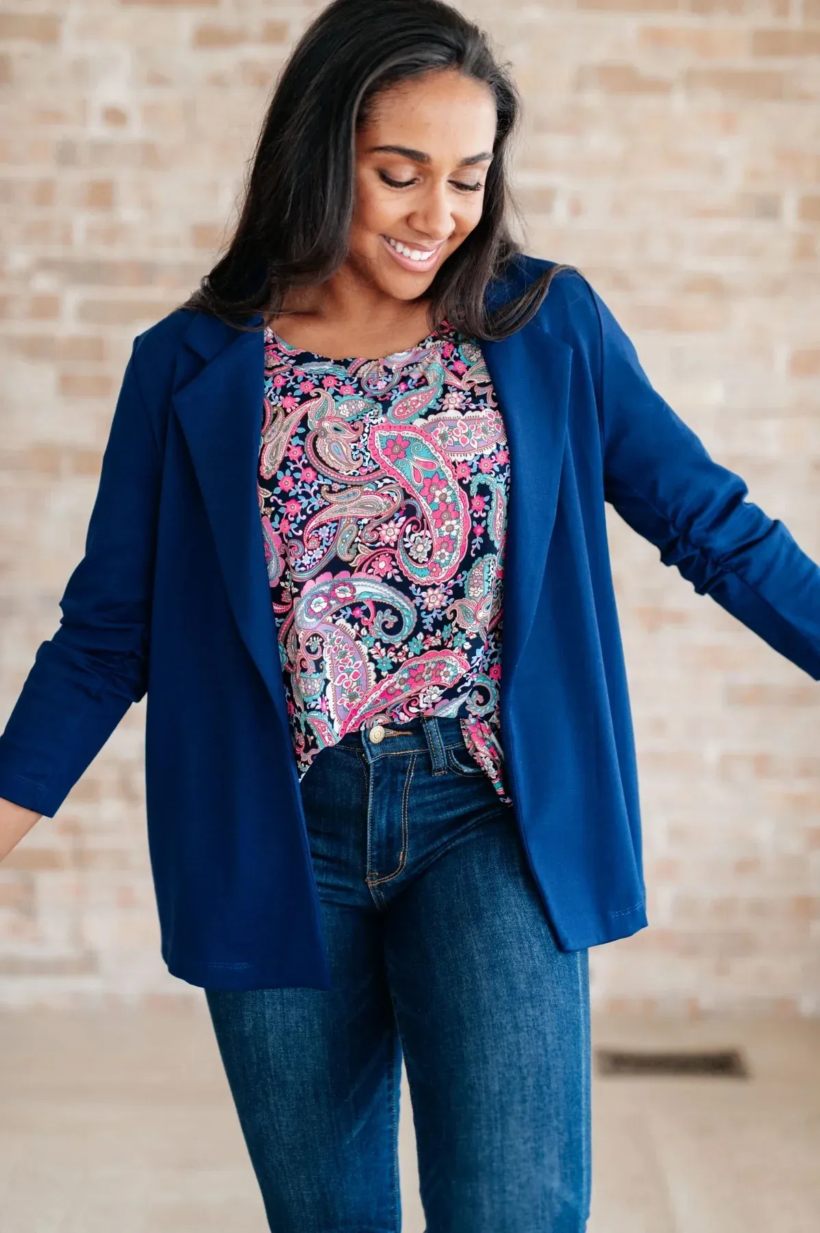 Magic 3/4 Sleeve Blazer in Nine Colors by Dear Scarlett